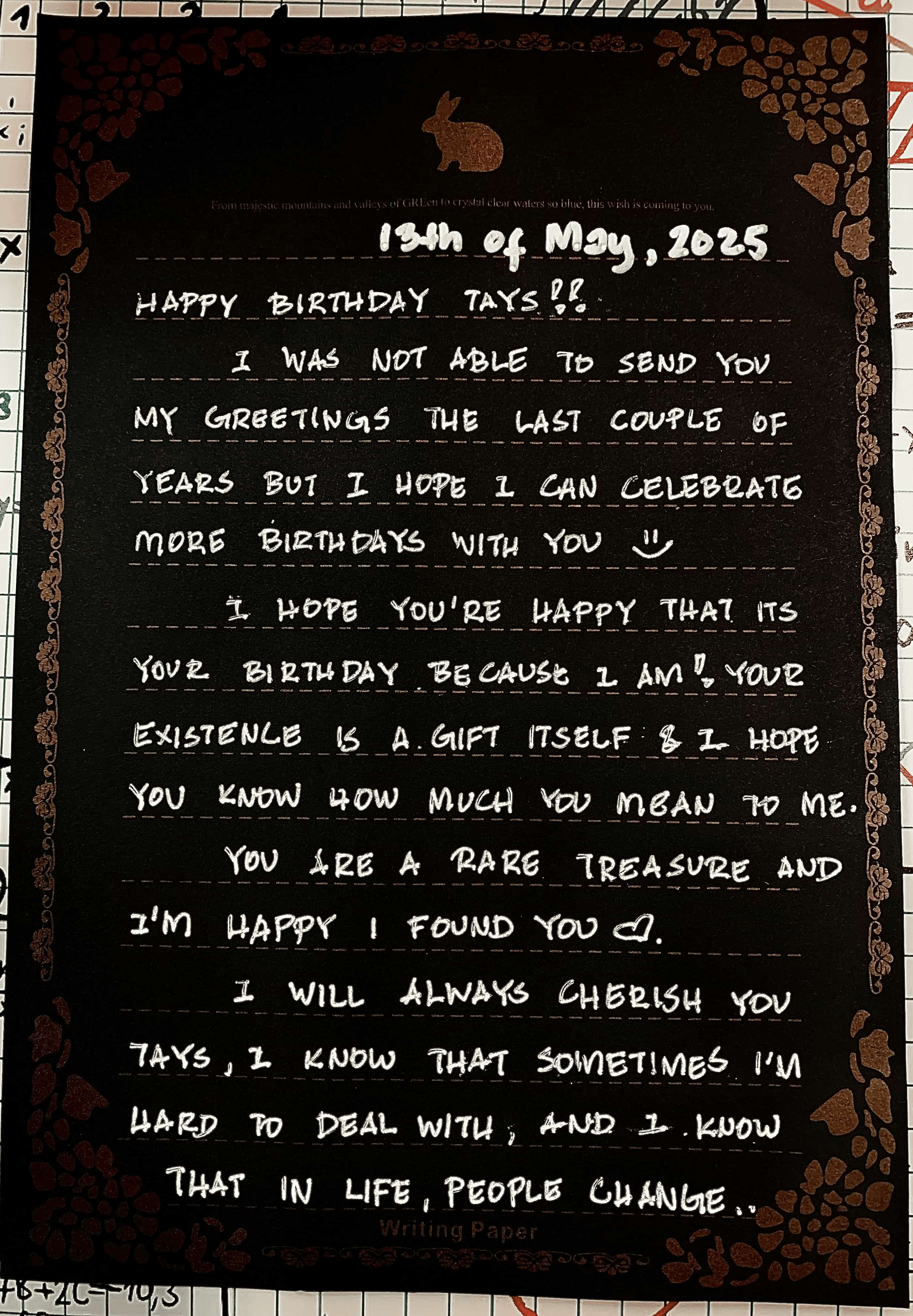 Letter Page 1